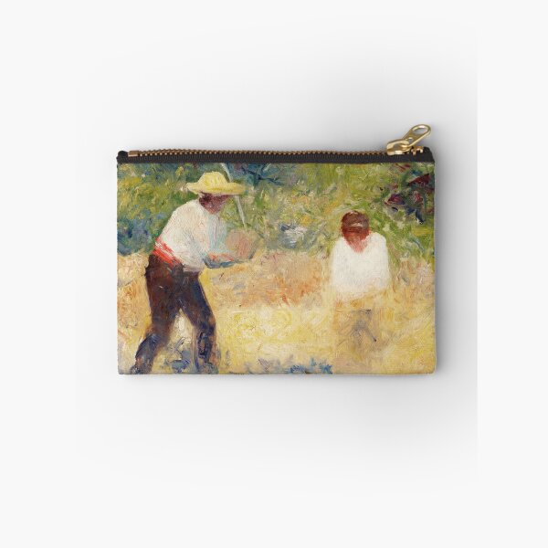 Item preview, The Stone Heap by Georges Seurat: Neo Impressionist Rural Landscape Poster designed and sold by artofuniverse.