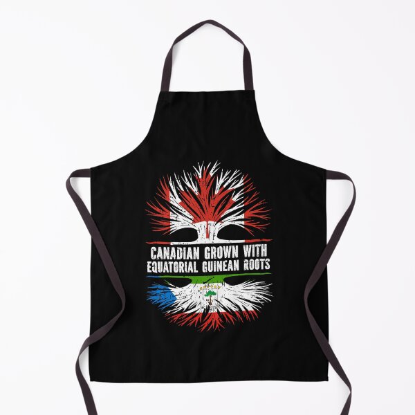 Item preview, Canadian Grown with EQUATORIAL GUINEAN Roots Canada Flag designed and sold by CosmoKitsch.