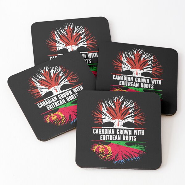 Item preview, Canadian Grown with Eritrean Roots Canada Flag designed and sold by CosmoKitsch.