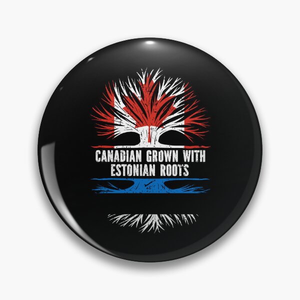 Item preview, Canadian Grown with Estonian Roots Canada Flag designed and sold by CosmoKitsch.