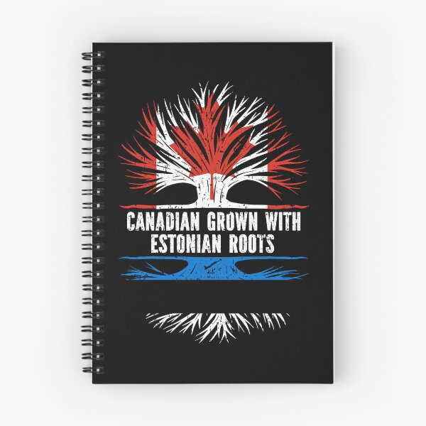 Item preview, Canadian Grown with Estonian Roots Canada Flag designed and sold by CosmoKitsch.