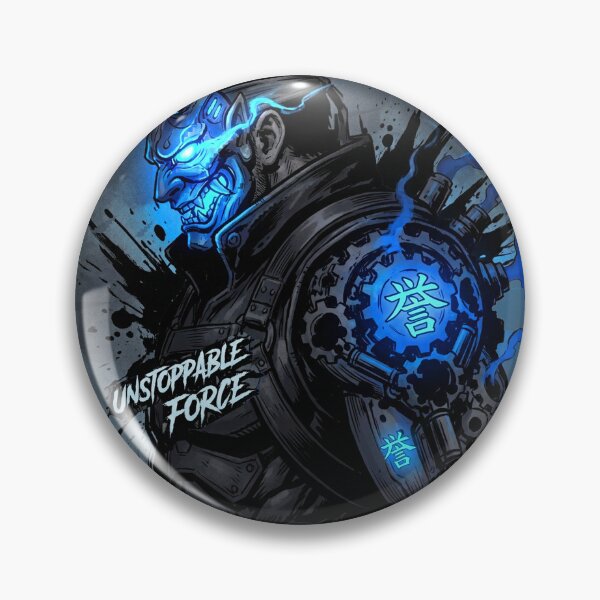 Item preview, Cyber Ronin: Unstoppable Force (Electric Blue Edition) designed and sold by CleverCulture.