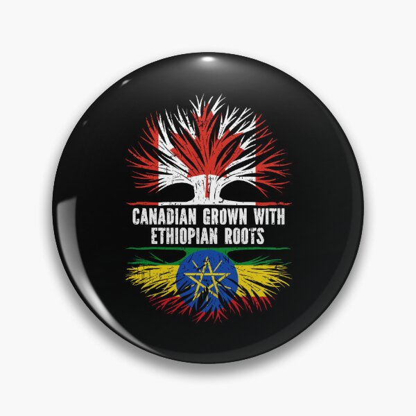 Item preview, Canadian Grown with Ethiopian Roots Canada Flag designed and sold by CosmoKitsch.