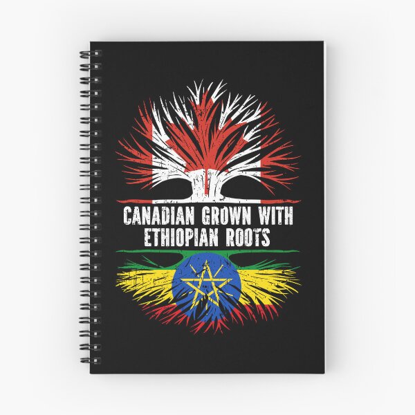 Item preview, Canadian Grown with Ethiopian Roots Canada Flag designed and sold by CosmoKitsch.