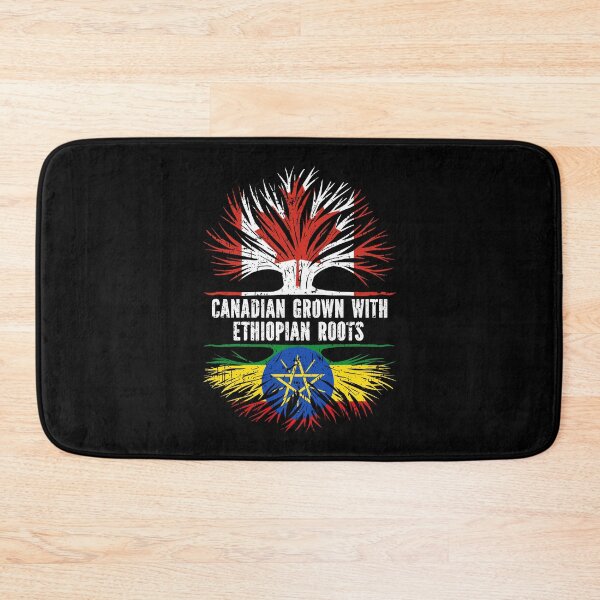Item preview, Canadian Grown with Ethiopian Roots Canada Flag designed and sold by CosmoKitsch.