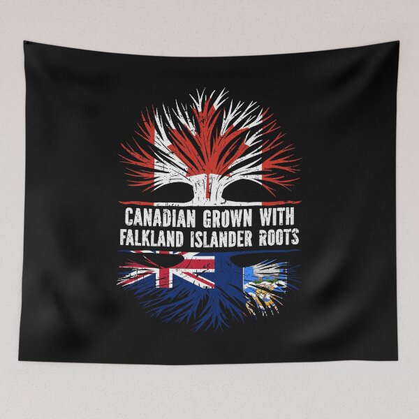 Item preview, Canadian Grown with Falkland Islander Roots Canada Flag designed and sold by CosmoKitsch.