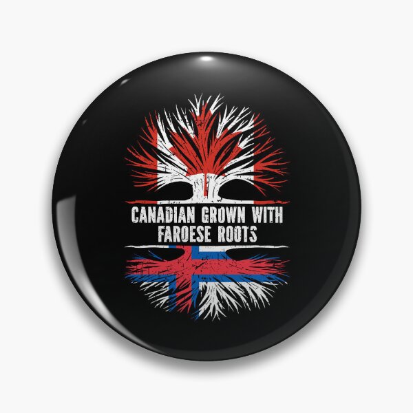Item preview, Canadian Grown with Faroese Roots Canada Flag designed and sold by CosmoKitsch.