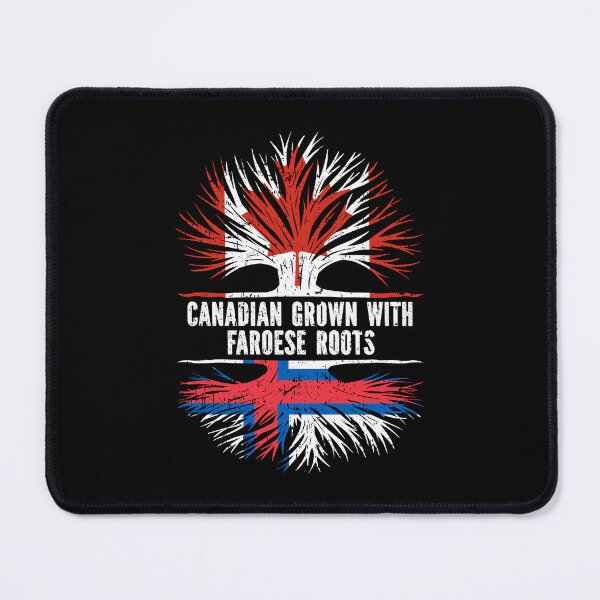 Item preview, Canadian Grown with Faroese Roots Canada Flag designed and sold by CosmoKitsch.