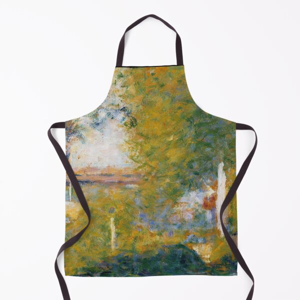 Item preview, The Bridge at Bineau by Georges Seurat: Dreamy Neo Impressionist Landscape Poster designed and sold by artofuniverse.