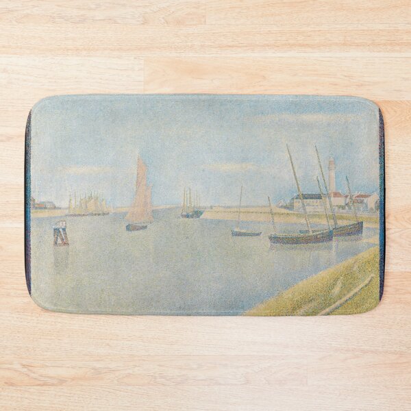 Item preview, The Canal of Gravelines by Georges Seurat: Serene Pointillist Harbor Poster designed and sold by artofuniverse.
