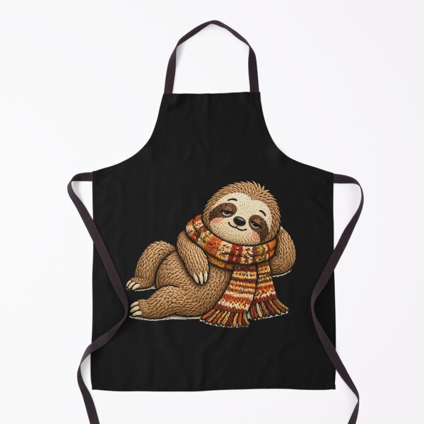 Item preview, Lazy Weekend Sloth Cozy Aesthetic | Cute Kawaii Animal Embroidery Style designed and sold by ColorSplash123.