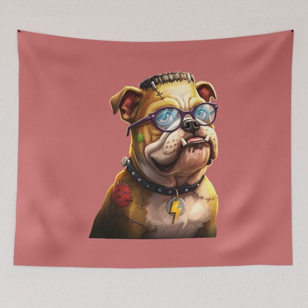 Item preview, Frankenpetz Dogz #02: Lightning Bolt Bulldog designed and sold by Frankenpetz.