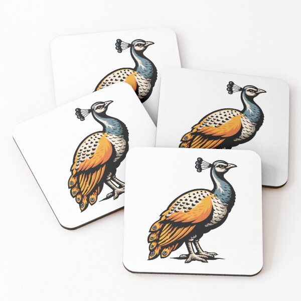 Item preview, Regal Plumage – Stylized Peacock designed and sold by ForeverPrintsOK.