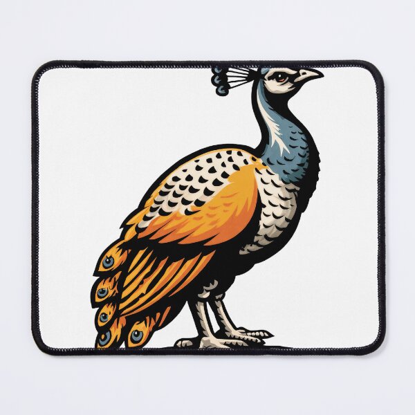 Item preview, Regal Plumage – Stylized Peacock designed and sold by ForeverPrintsOK.