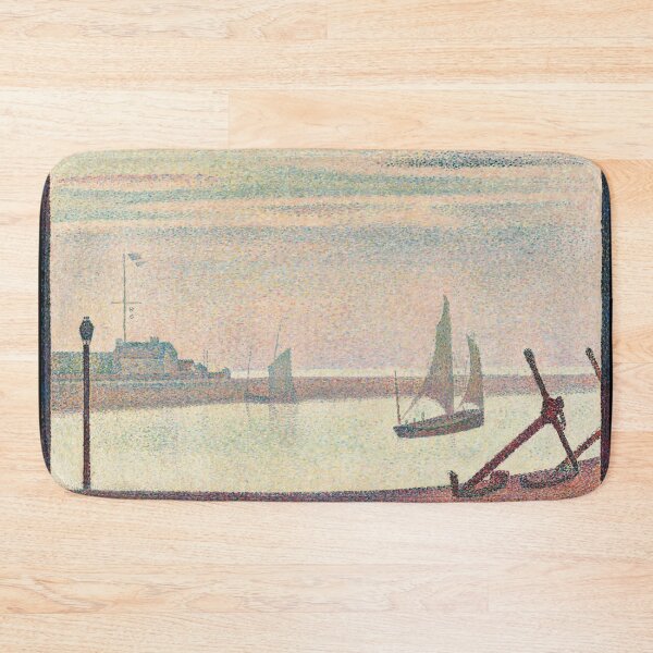 Item preview, The Canal of Gravelines by Georges Seurat: Serene Pointillist Harbor Poster designed and sold by artofuniverse.