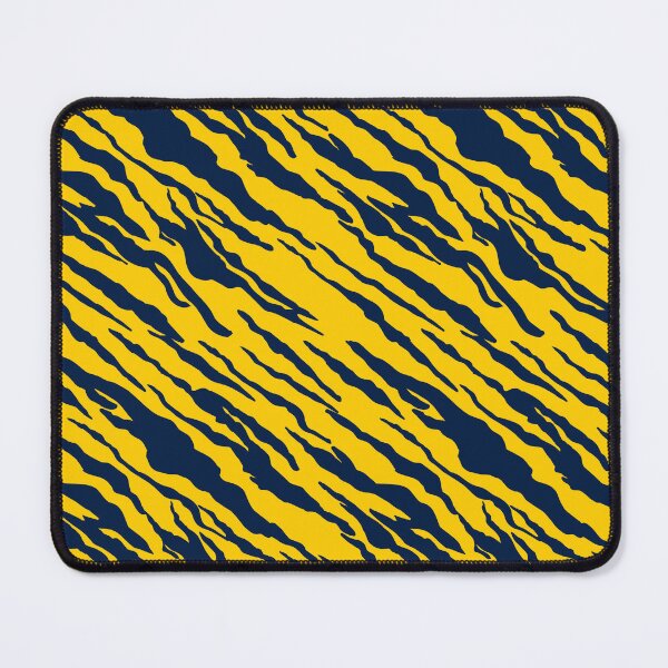 Item preview, Yellow and Navy Zebra Print Pattern - Modern Animal Stripes designed and sold by KojourinArt.