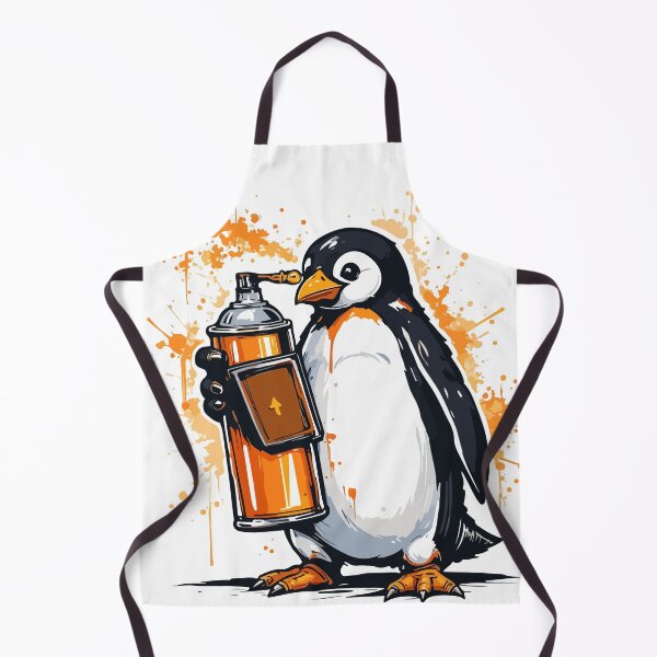 Item preview, Street Art Penguin Graffiti Artist Urban Style designed and sold by PixelWaveBD.