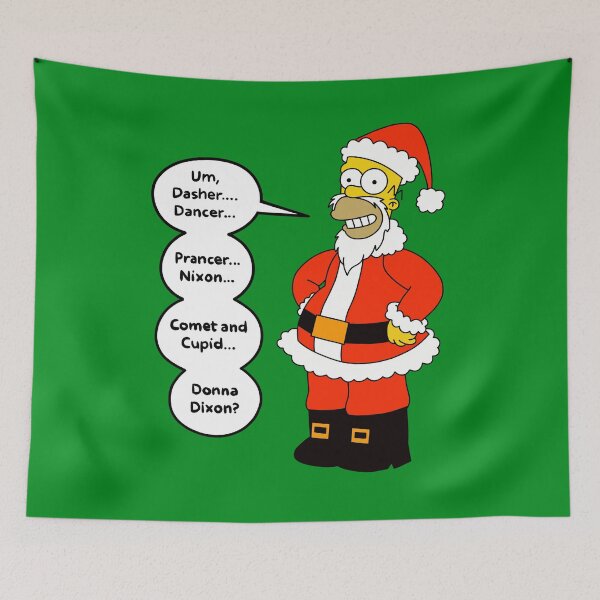 Item preview, Homer Simpson Christmas Call Out - Holiday Santa Meme designed and sold by ZERO-MIND.