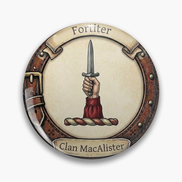 Item preview, Clan MacAlister Crest designed and sold by BagTown Clans.