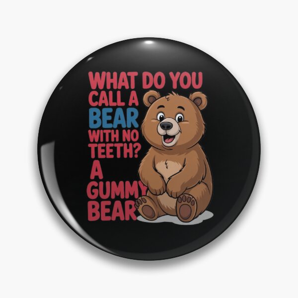 Item preview, Funny Humor What do you call a bear with no teeth?  designed and sold by fantasticdesign.
