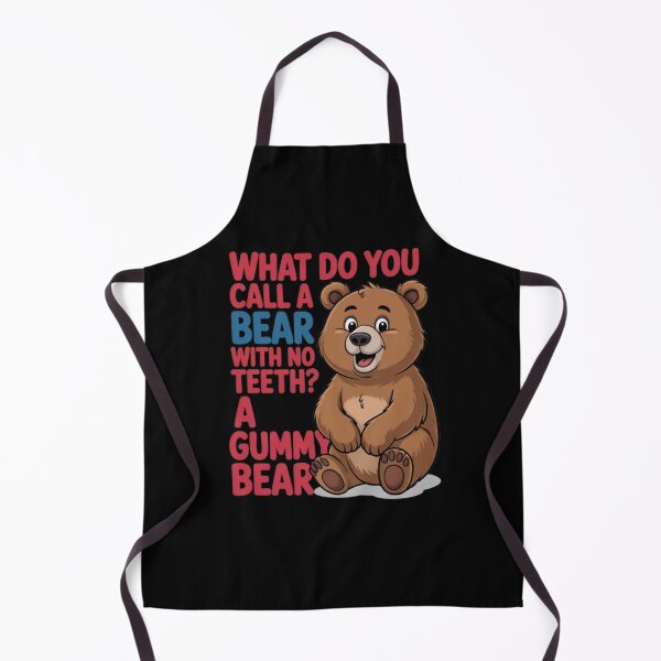 Item preview, Funny Humor What do you call a bear with no teeth? designed and sold by fantasticdesign.