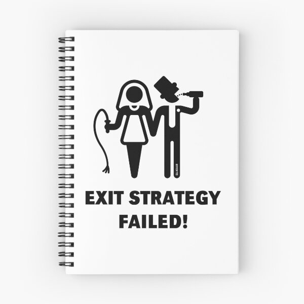 Item preview, Exit Strategy Failed! (Groom / Game Over / Wedding / Black) designed and sold by MrFaulbaum.