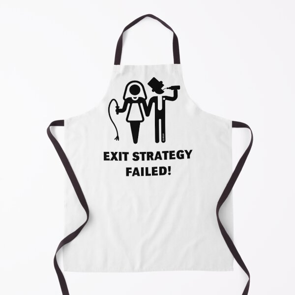Item preview, Exit Strategy Failed! (Groom / Game Over / Wedding / Black) designed and sold by MrFaulbaum.