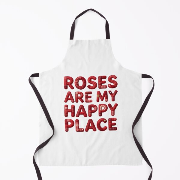 Item preview, ROSES ARE MY HAPPY PLACE - IN FAUX LETTERING designed and sold by AlexOBrienArt.