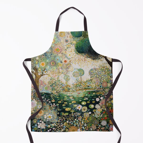 Item preview, Wildflower Garden with Pond and Lily Pads designed and sold by Neika Shimm Designs.