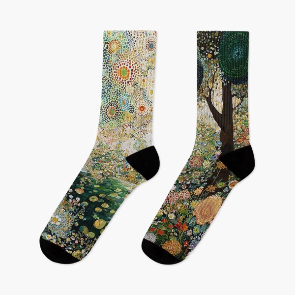 Item preview, Wildflower Garden with Pond and Lily Pads designed and sold by Neika Shimm Designs.