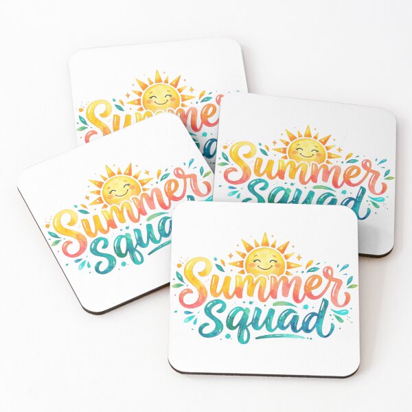 Item preview, Vibrant Watercolor Summer Squad - Radiant Sun Hand-Lettered Design designed and sold by VibranPalette.