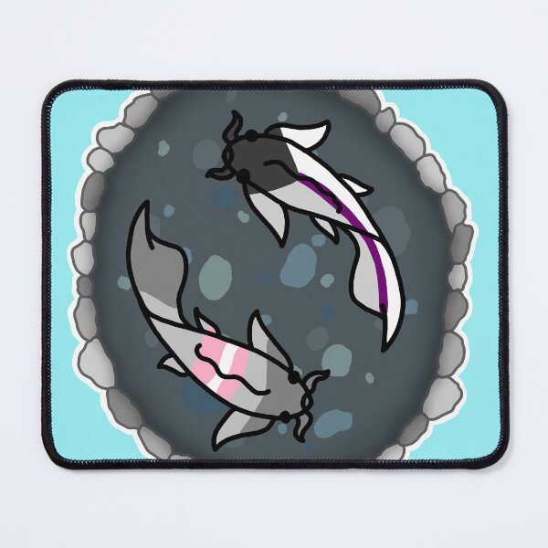 Item preview, Demi Ace and Demi Girl Pride Koi Pond designed and sold by CastleOfDragons.