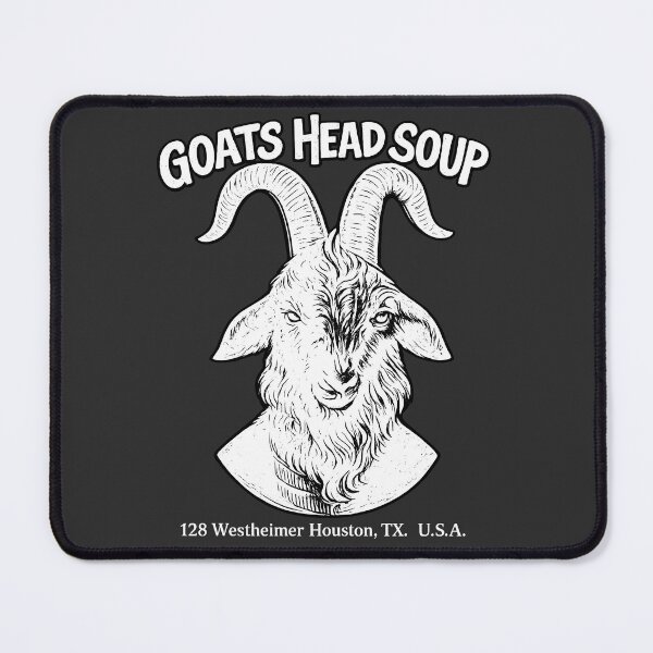 Item preview, Goats Head Soup Houston TX – Vintage Goat Skull Rock Tee Design designed and sold by gahteeriffico.