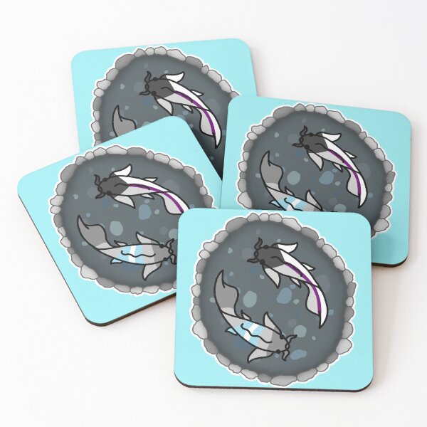 Item preview, Demi Ace and Demi Boy Pride Koi Pond designed and sold by CastleOfDragons.
