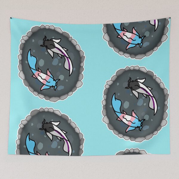 Item preview, Demi Ace and Trans Pride Koi Pond designed and sold by CastleOfDragons.