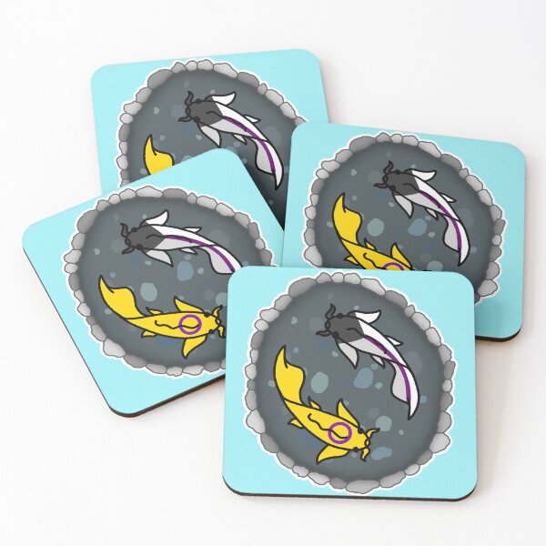 Item preview, Demi Ace and Intersex Pride Koi Pond designed and sold by CastleOfDragons.