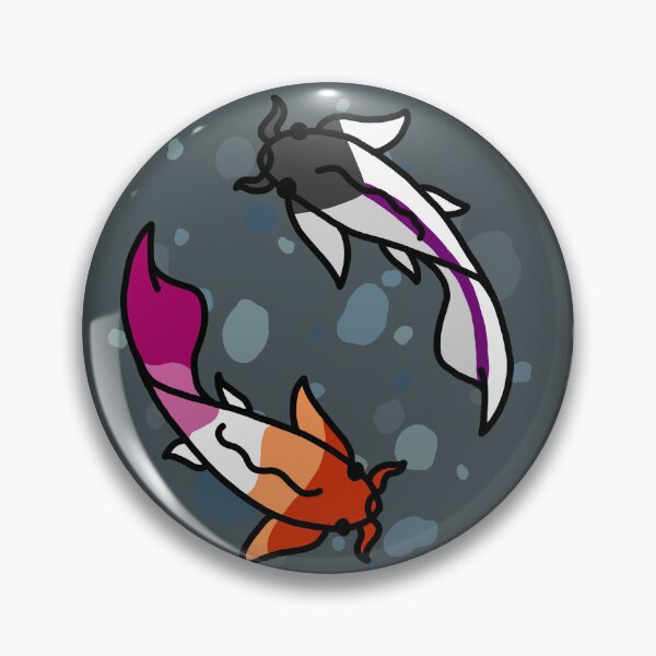 Item preview, Demi Ace and Lesbian Pride Koi Pond designed and sold by CastleOfDragons.