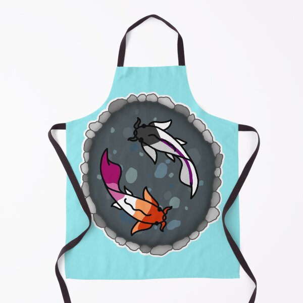Item preview, Demi Ace and Lesbian Pride Koi Pond designed and sold by CastleOfDragons.