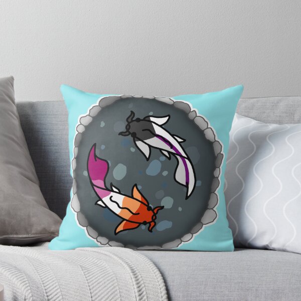 Item preview, Demi Ace and Lesbian Pride Koi Pond designed and sold by CastleOfDragons.