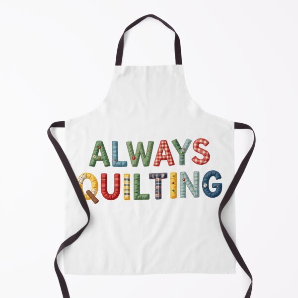 Item preview, ALWAYS QUILTING - IN FAUX LETTERING designed and sold by AlexOBrienArt.