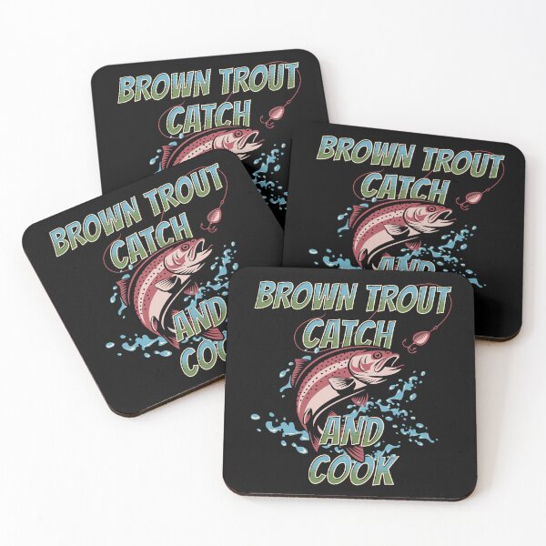 Item preview, Rainbow trout fishing catch guarantee slogan designed and sold by KriegerTJ.