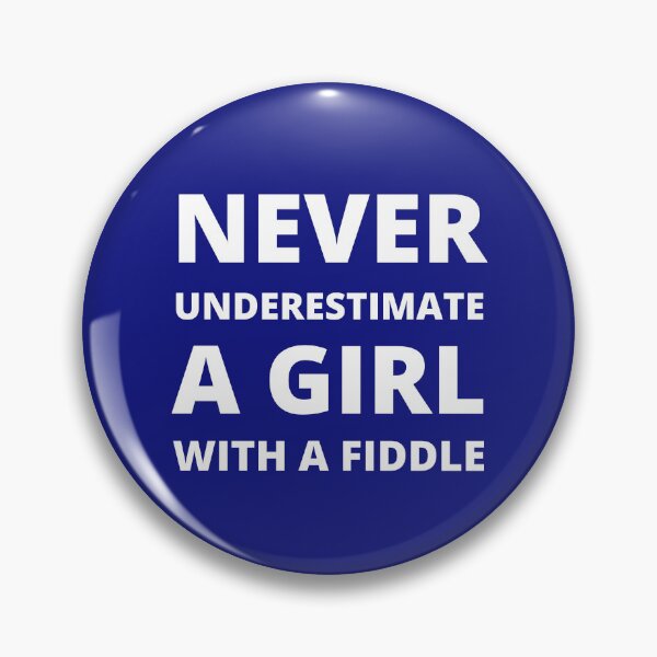 Item preview, Never underestimate a girl with a fiddle designed and sold by fev-rocks.