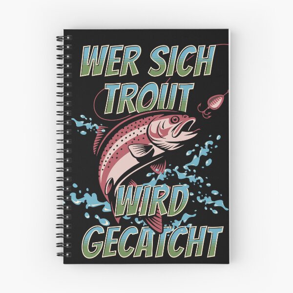 Item preview, Trout fishing catch guarantee slogan designed and sold by KriegerTJ.
