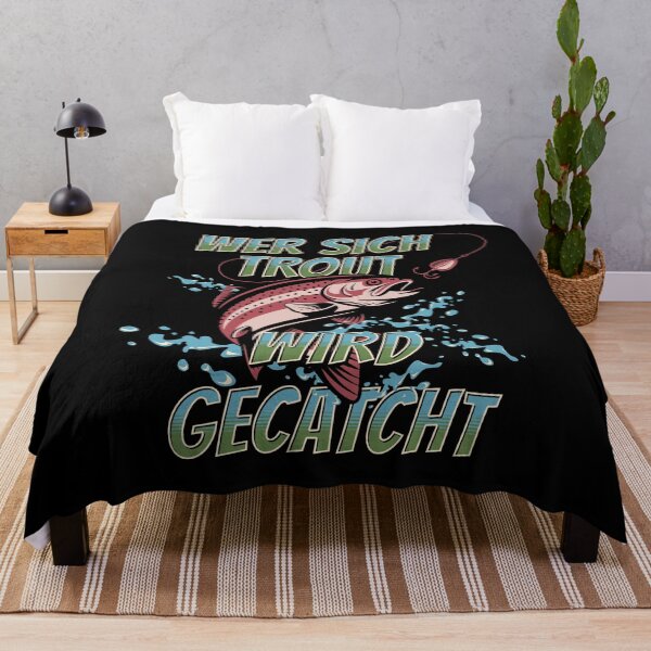 Item preview, Trout fishing catch guarantee slogan designed and sold by KriegerTJ.