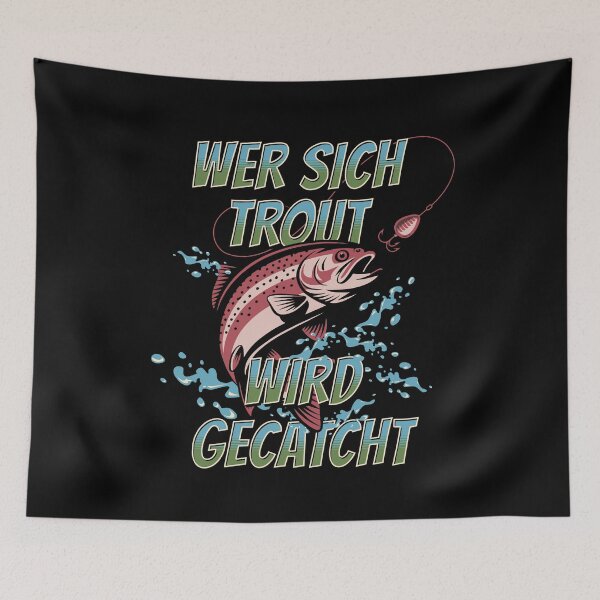 Item preview, Trout fishing catch guarantee slogan designed and sold by KriegerTJ.