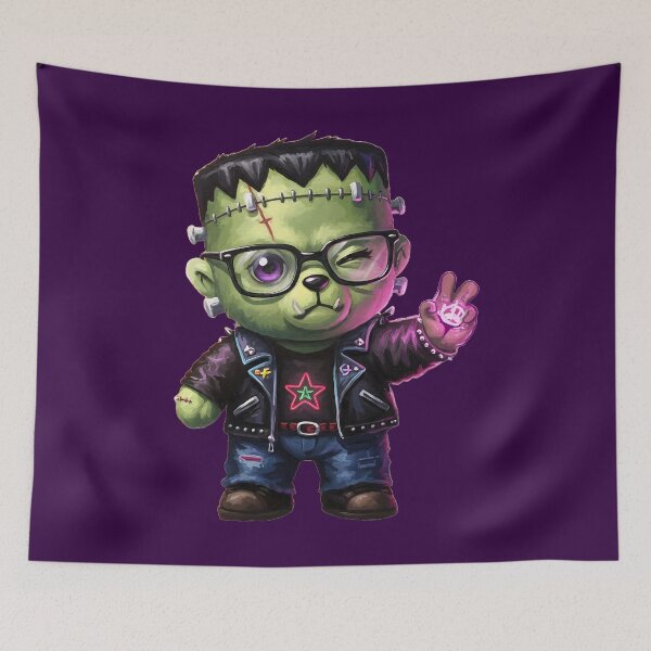 Item preview, Frankenpetz Teddy - Frankey Neon Punk (Unit #01) designed and sold by Frankenpetz.