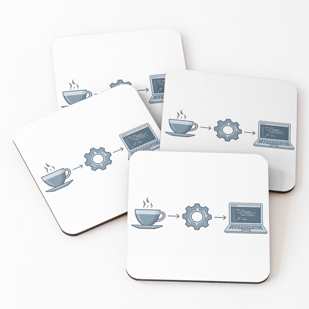 Item preview, Coasters (Set of 4) designed and sold by eikulabs.
