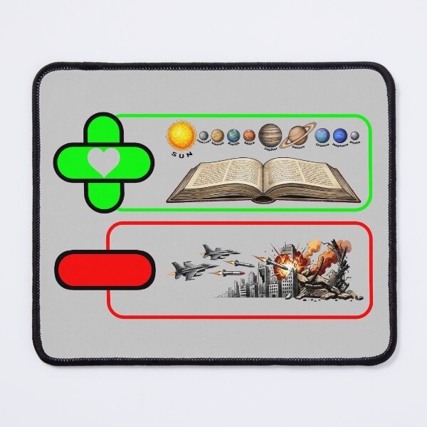 Item preview, Knowledge Over War - Books and Universe vs Destruction designed and sold by edstorebeaches.