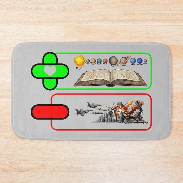 Item preview, Knowledge Over War - Books and Universe vs Destruction designed and sold by edstorebeaches.