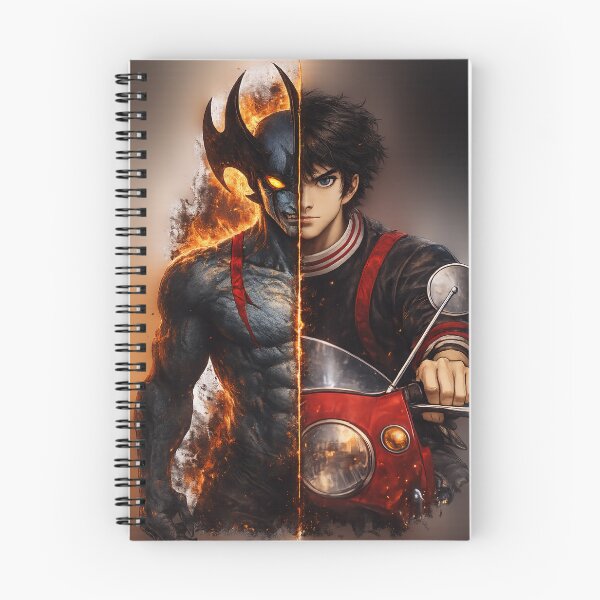 Item preview, Devilman Trasformation Split - Dark Fantasy Anime Demon vs Human Art designed and sold by Apocryphalwar.